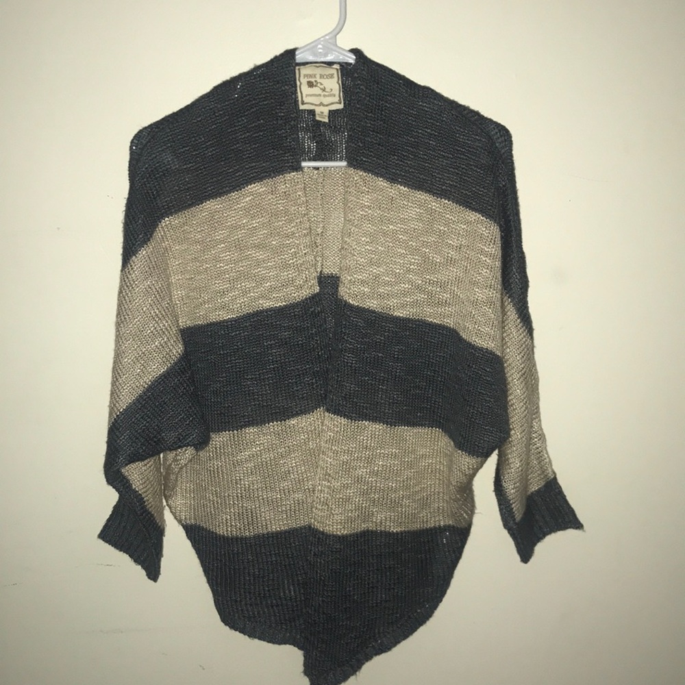Pink Rose Triangle sweater M